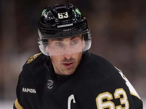It Was A Good Moment In Tough Time Bruins Captain Brad Marchand Left