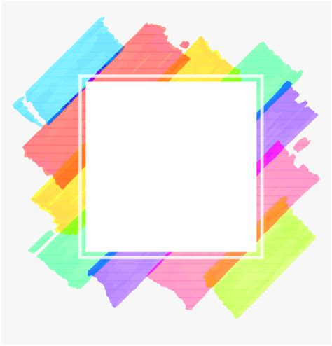 Transparent Colorful Png Colorful Frame Vector Png Png Download