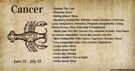 Your Zodiac Profile Cancer