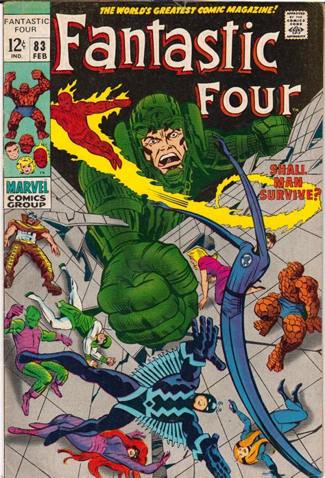 Lot Detail 1968 69 The Fantastic Four 80 87 Marvel