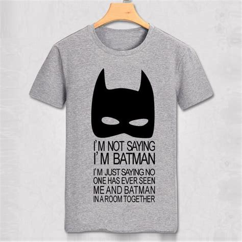 Batman T Shirts Fashion Personalized Custom Tshirts Batman Costume Men