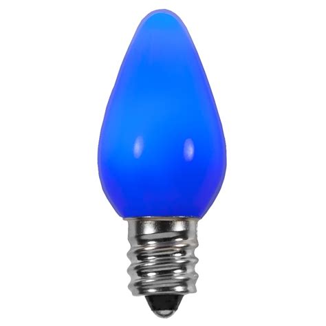 C7 Blue Smooth Led Christmas Light Bulbs