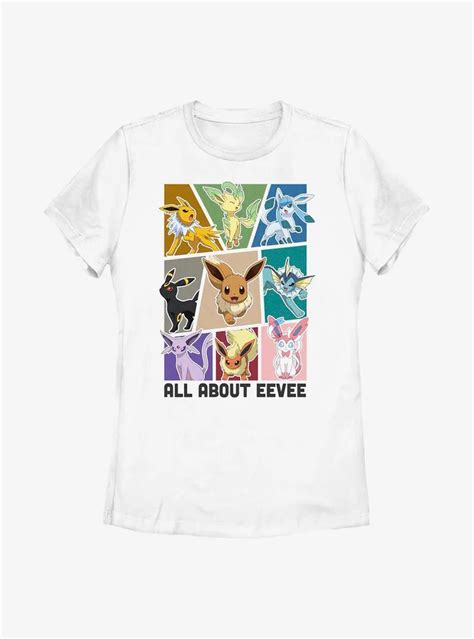 boxlunch pokemon eeveelution all about eevee womens t shirt mall of america®