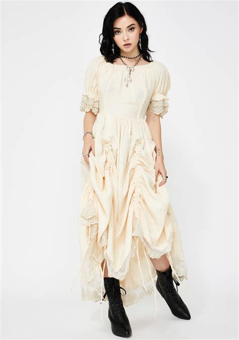 Victorian Ruffle Midi Dress Midi Ruffle Dress Dresses Midi Dress