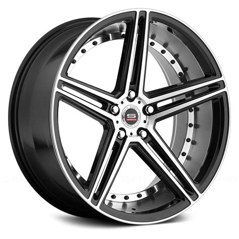 Spec 1® Spm 77 Wheels Gloss Black With Machined Face And Undercut Rims