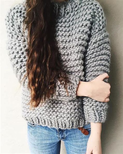 Sweater Weather Best Chunky Knit Sweater Patterns Flax Twine