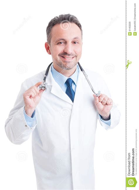 Friendly Male Pediatrician Medic Or Doctor Stock Photo Image Of
