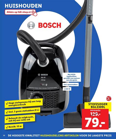 Bosch Stofzuiger Bgl L Aanbieding Bij Lidl