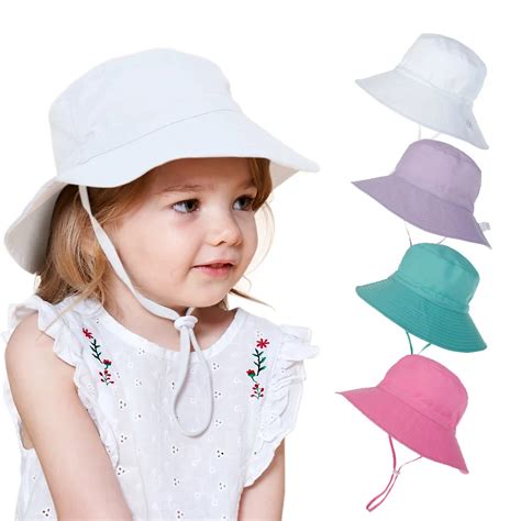 Future Cute Baby Sun Hat Wide Brim Upf 50 Bucket Hat Baby Boy Hats Kids