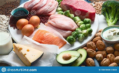 Best High Protein Foods stock photo. Image of diet, avocado - 158418430