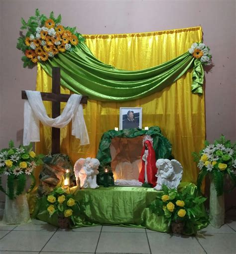 Altar Sr San Jose Decoración Del Altar Decoraciones Del