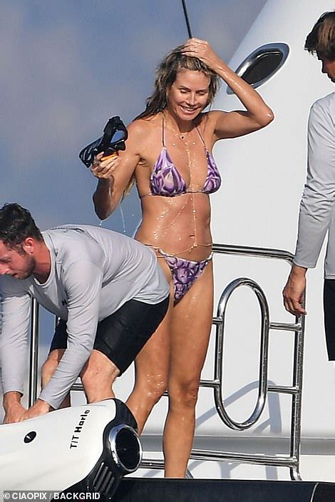 Heidi Klum 48 Gets Very Amorous On Luxury Boat With Husband Tom