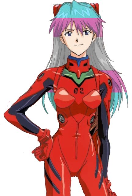 Pride Edits — Trans Asuka Langley Sohryu From Evangelion For