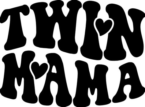 Twin Mama Mom Life Free Svg File For Members Svg Heart