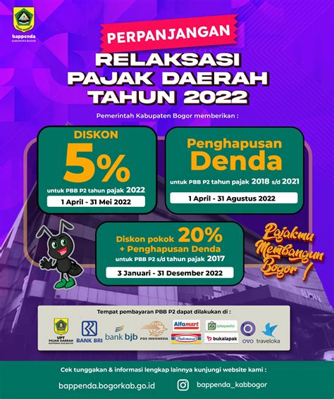 PERPANJANGAN RELAKSASI PAJAK DAERAH 2022 – Badan Pengelolaan Pendapatan