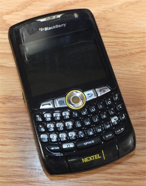 Blackberry Curve 8350i Black Nextel Smartphone For Sale Online Ebay