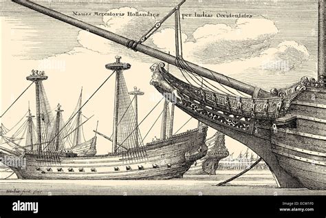 Ship Of An East Indiaman A Ship Of The Dutch East India Company Stock