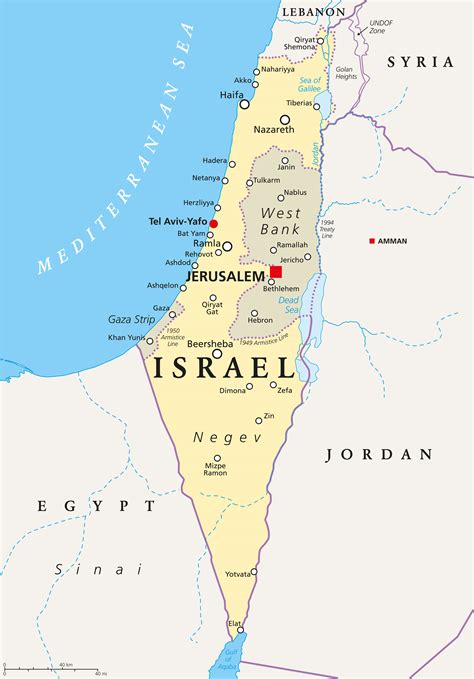 Detailed Israel Map Today High Detailed Israel Road Map With Labeling