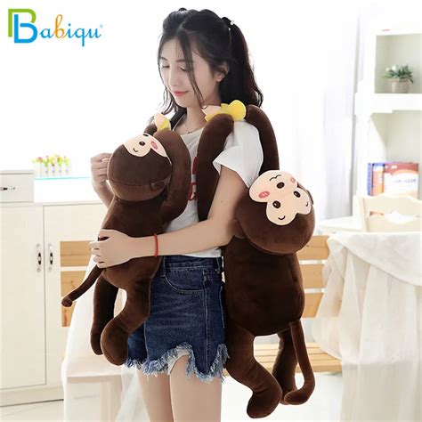 Babiqu 1pc 65cm Cute Animals Stuffed Pillow Lovely Rabbit Monkey Plush