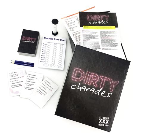 Dirty Charades Party Game Amazon Exclusive Contains 100 Charades