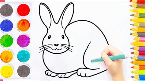 Como Dibujar Un Conejo Fácil Para Niños Paso A Paso How To Draw A