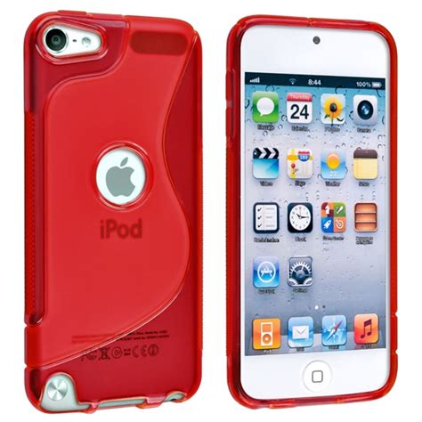 Shop Insten Red S Shape Tpu Rubber Candy Skin Glossy Case Cover For