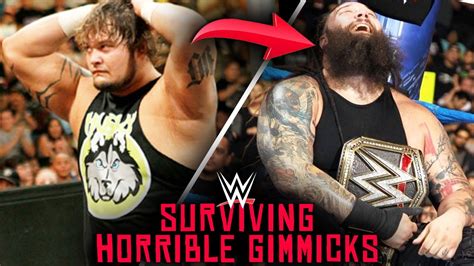 10 Wwe Wrestlers Who Survived Horrible Gimmicks Youtube