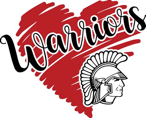Warrior Mascot Sports Svg High School Mascot School Spirit Etsy