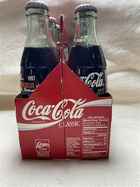 Rare Vintage Coca Cola Bottles 6 Pack Houston Livestock Etsy
