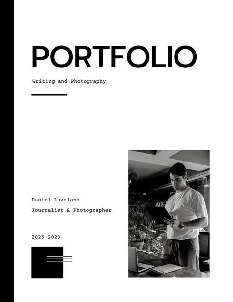 Creative Portfolio Cover Page Ideas
