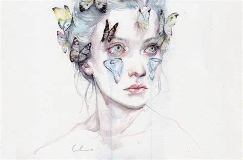 Agnes Ceciles Rainbow Watercolor Art From 2014 2015 Agnes Cecile