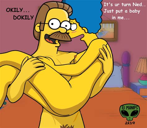 Rule 34 Fjm Marge Simpson Ned Flanders Tagme The Simpsons 3780571