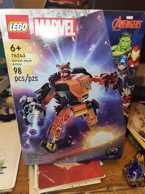 Lego Marvel Avengers Rocket Mech Armor Building Set 76243 New In Box Ebay