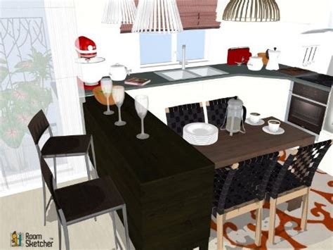 Ikea planner 3d of kitchen remodel roomsketcher. Pin by RoomSketcher on RoomSketcher Fans | Ikea crates, House design, Kitchen design