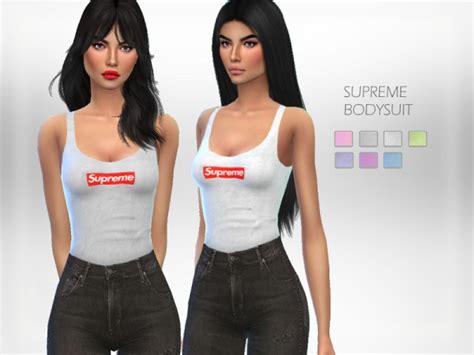 The Sims Resource Supreme Bodysuit By Puresim • Sims 4 Downloads