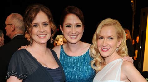 ‘the Office Stars Ellie Kemper Jenna Fischer And Angela Kinsey Open