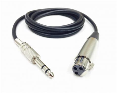 Xlr Female To 14 Inch Trs Balanced Audio Cable Nepal Music Gallery