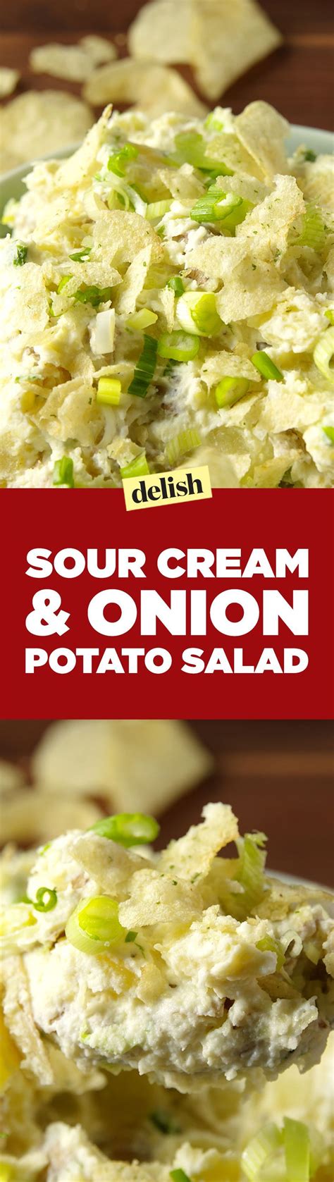 Everybody understands the stuggle of getting dinner on the table after a long day. Sour Cream 'n Onion Potato Salad | Recipe | Sour cream, onion, Potatoes, Salad recipes