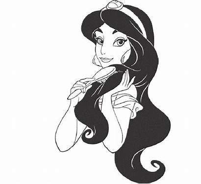 Jasmine Princess Coloring Disney Kid Pages Wallpapers