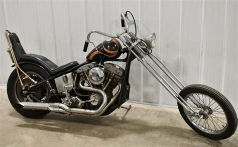 Sold Price 1970 Harley Davidson Period Chopper Motorcycle January 6