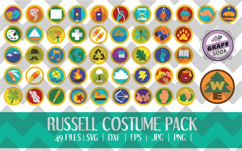 Disney Pixar Up Movie Russell Wilderness Explorer Scout Deluxe Costume