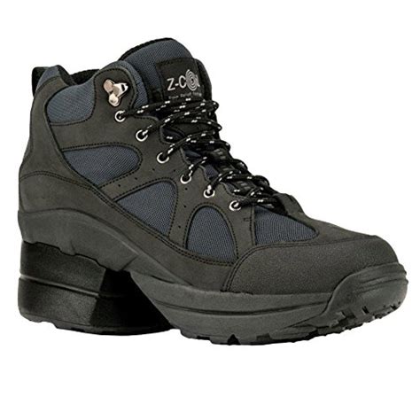 Z CoiL Pain Relief Footwear Women S Outback Hiker Enclosed Coil Black Boots Numeric