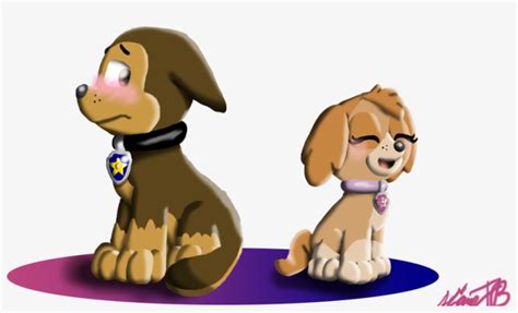 Skye And Chase Marshall Paw Patrol Chase And Skye 1000x566 Png