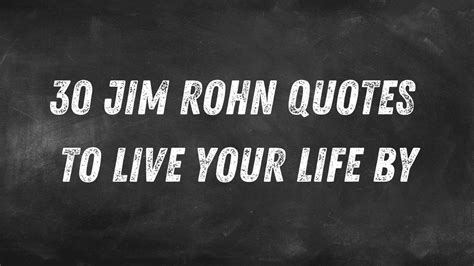 30 Jim Rohn Quotes To Motivate You