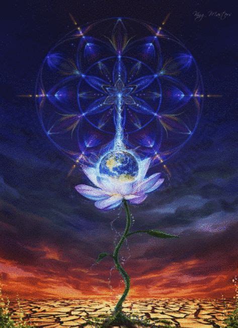 Beautiful Lotus Spiritual Artwork