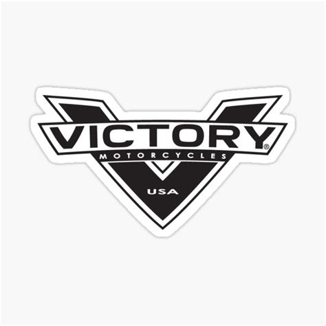 Victory Motorcycle Sticker Decal 200m X 110mm Motorcycle Decals