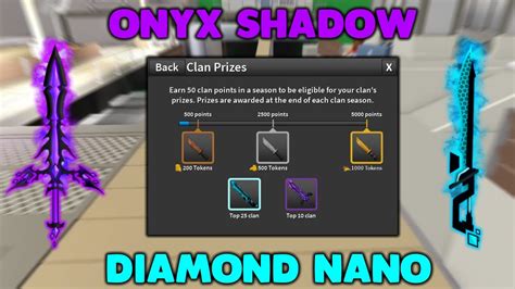 Onyx Shadow Dream Diamond Nano Mythic Gameplay Roblox Assassin