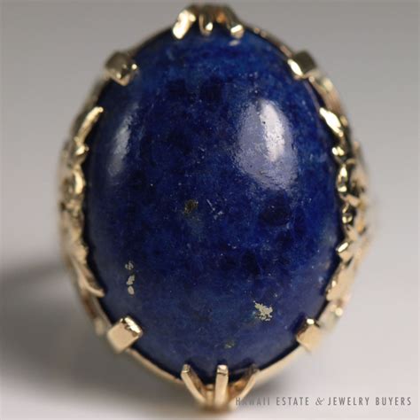 Ming S Hawaii Lapis Lazuli Ring Hawaii Estate Jewelry Buyers