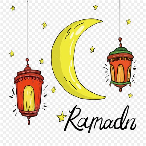 Crescent Of Ramadan Png Image Hand Drawn Crescent Moon Ramadan