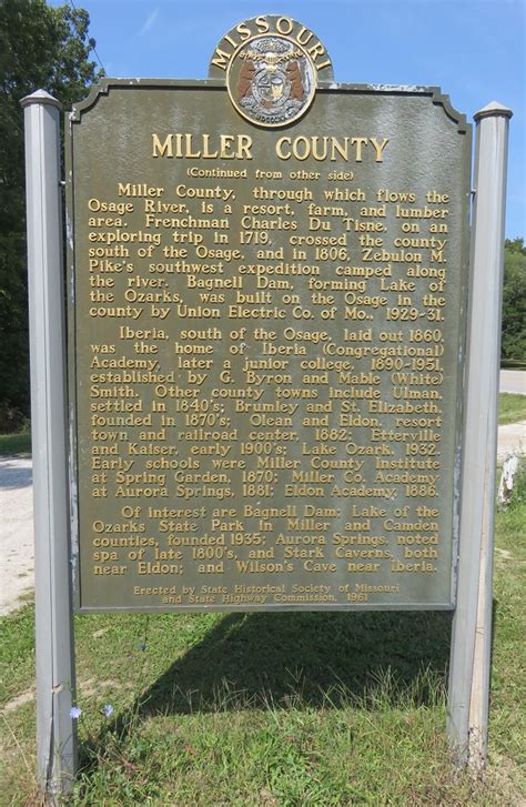 Miller County Marker Miller County Missouri As Seen Fro Flickr